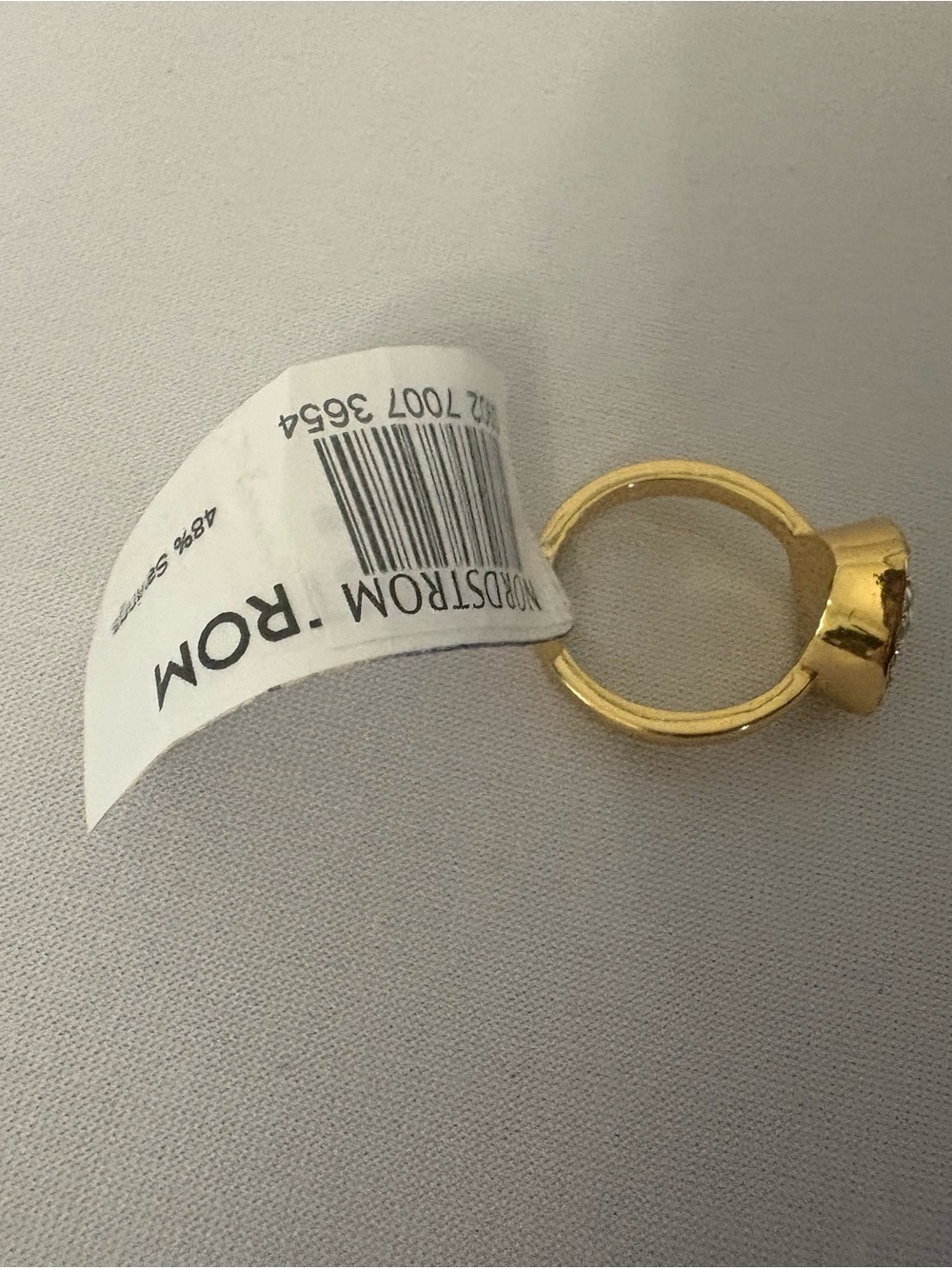 Kurt Geiger Heart Ring - Size 8 NWT (Missing 3 stones) - Picture 7 of 8
